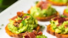 Sweet Potato Bites with Avocado and Bacon Thumbnail