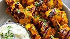 The Best Grilled Tandoori Chicken Skewers Thumbnail
