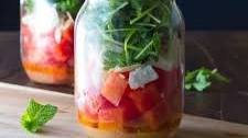 Arugula and Watermelon Salad in a Jar Thumbnail