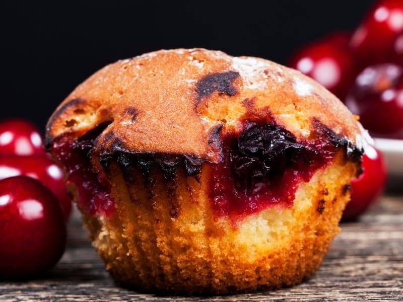 cherry ripe muffin