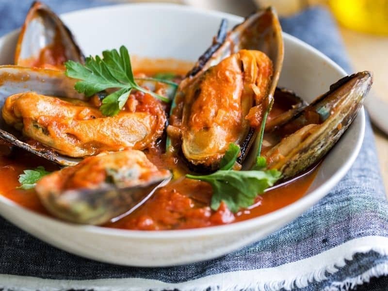 mussels marinara