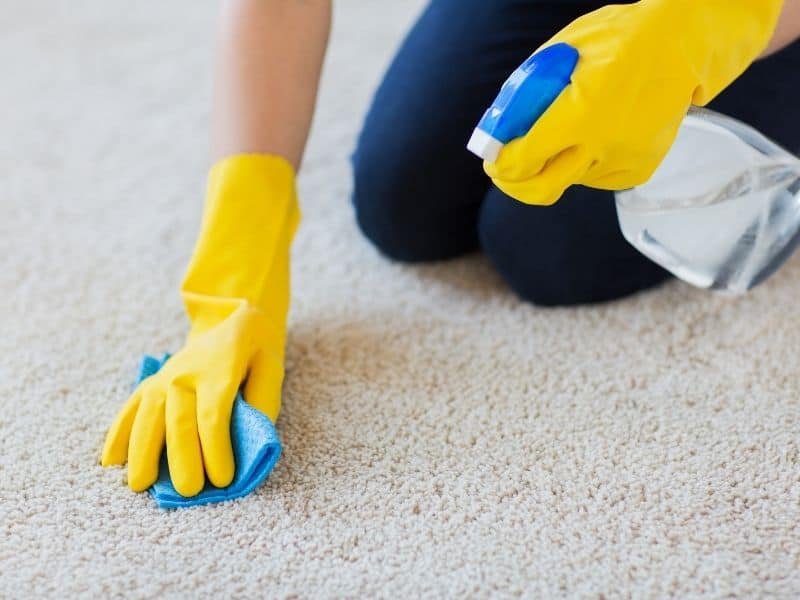 carpet cleaning spray