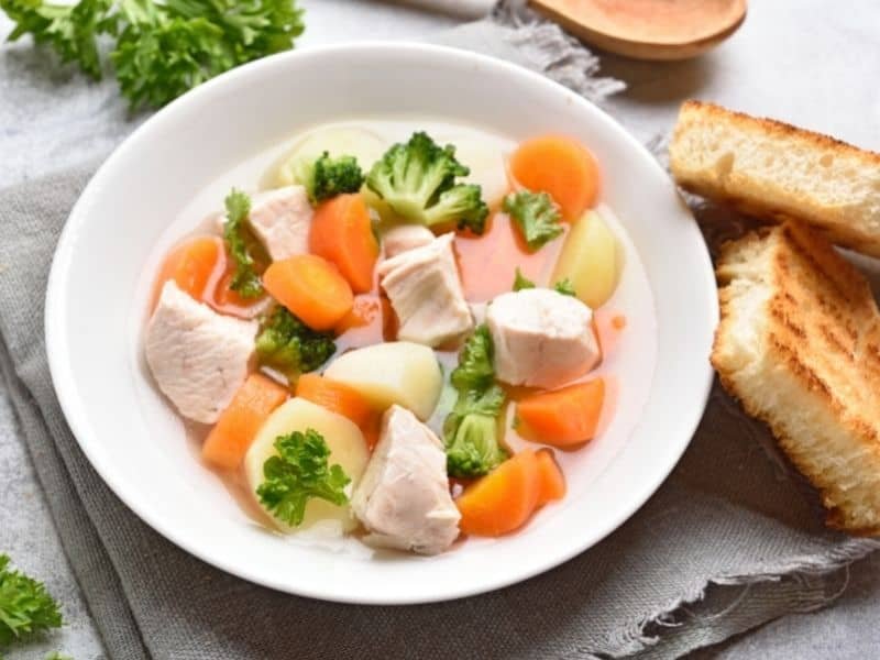 vegetable chicken soup