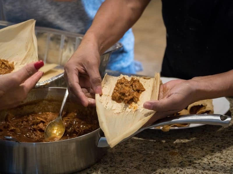 making tamales