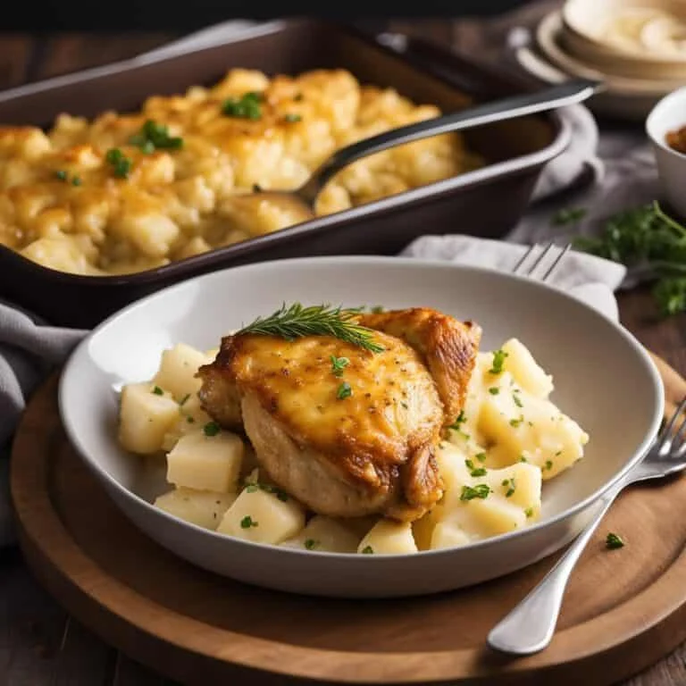 Chicken with Dauphinoise Potatoes A Delicious and Fancy Combination