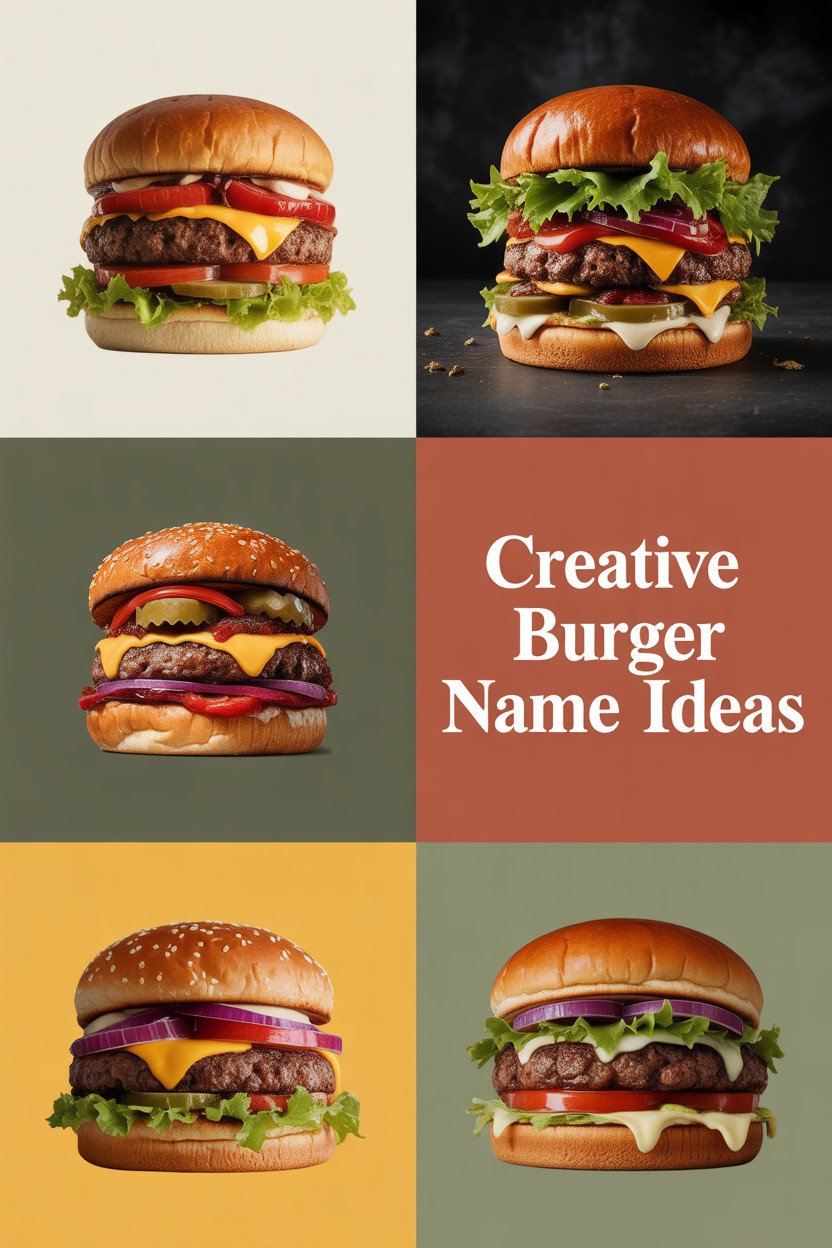 Creative Burger Name Ideas For Your Menu