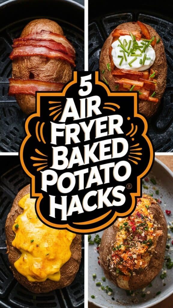 5 Air Fryer Baked Potato Hacks (+ 5 Recipes)That Will Blow Your Mind ...