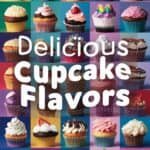 A colorful assortment of delicious cupcakes featuring various flavors and toppings, showcasing decorated treats with vibrant icing, sprinkles, and unique designs. The image highlights a variety of cupcake styles, perfect for dessert inspiration.