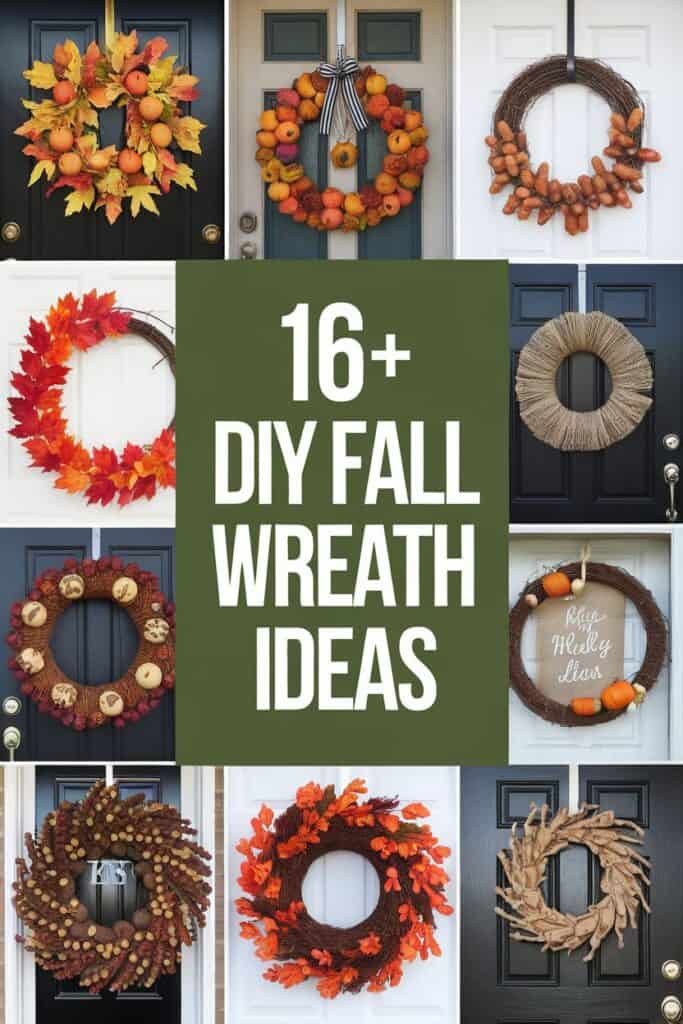 16 DIY Fall Wreath Ideas to Warm Your Home's Welcome - Ostrali.com