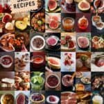 A collage of various fig jam recipes showcasing different preparations, ingredients, and serving suggestions, featuring fresh figs, jars of jam, and creative dishes. Ideal for culinary enthusiasts looking to explore fig-based preserves and desserts.