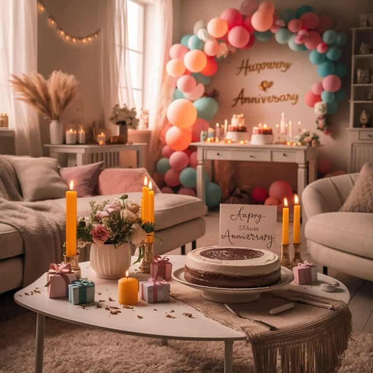 15+ Ideas for Home Room Decoration For Anniversary