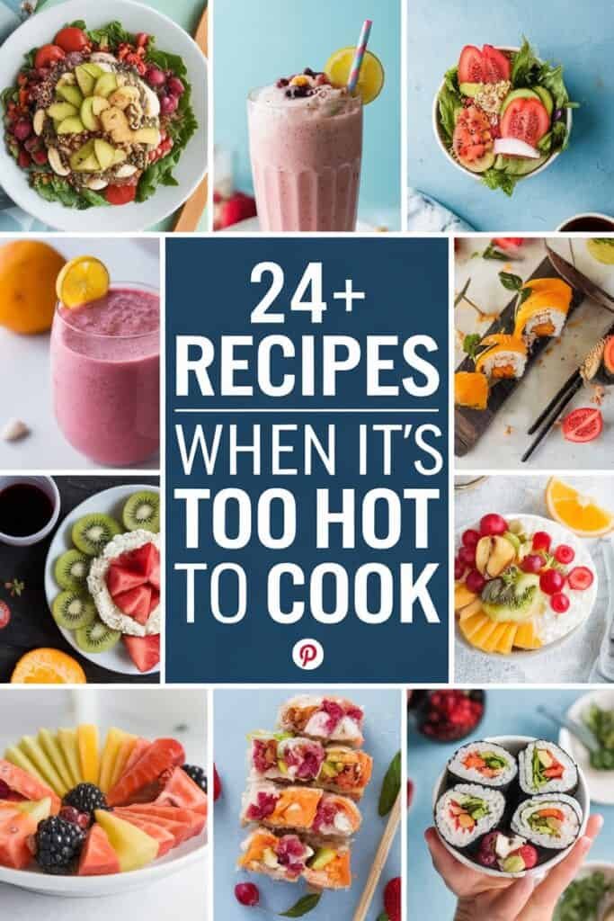 24+ Amazing Recipes When It's Too Hot To Cook (List)