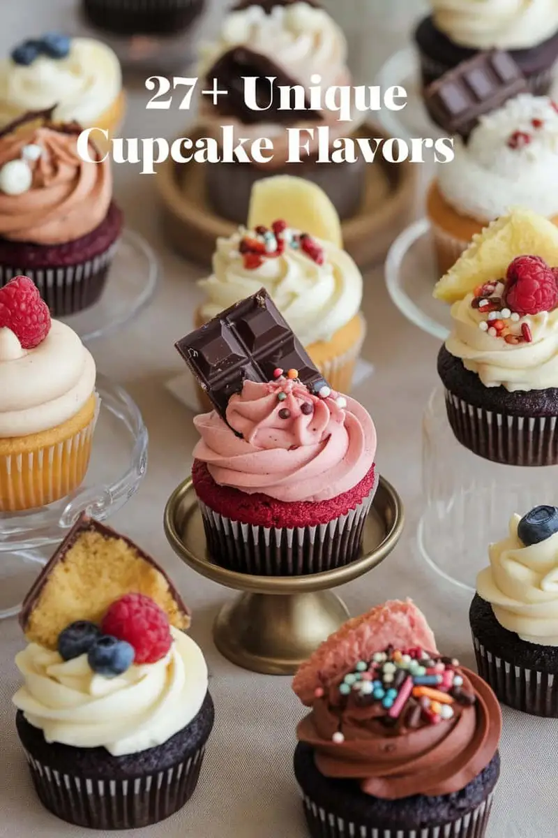 27+ Delicious Unique Cupcake Flavors to Try Today (List)