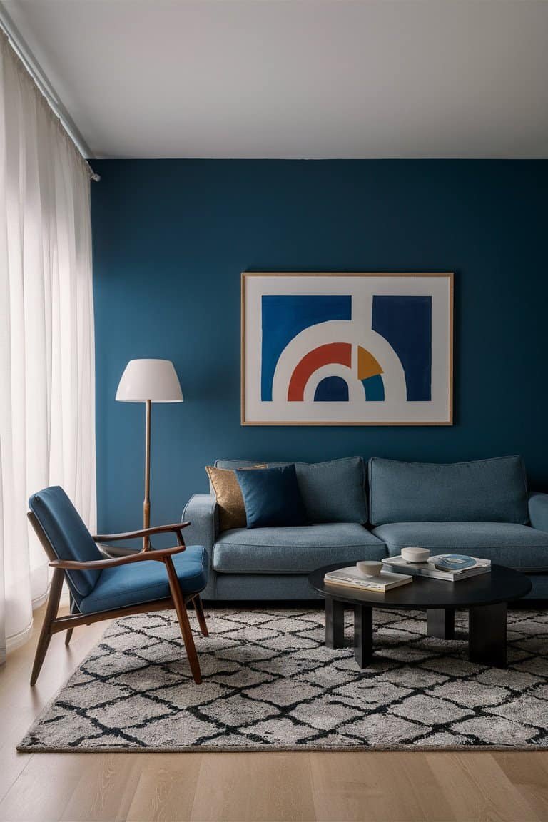 Minimalist Blue Furniture