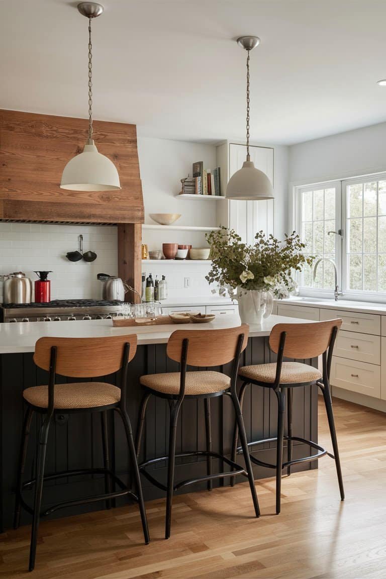 Wooden Rustic Barstool