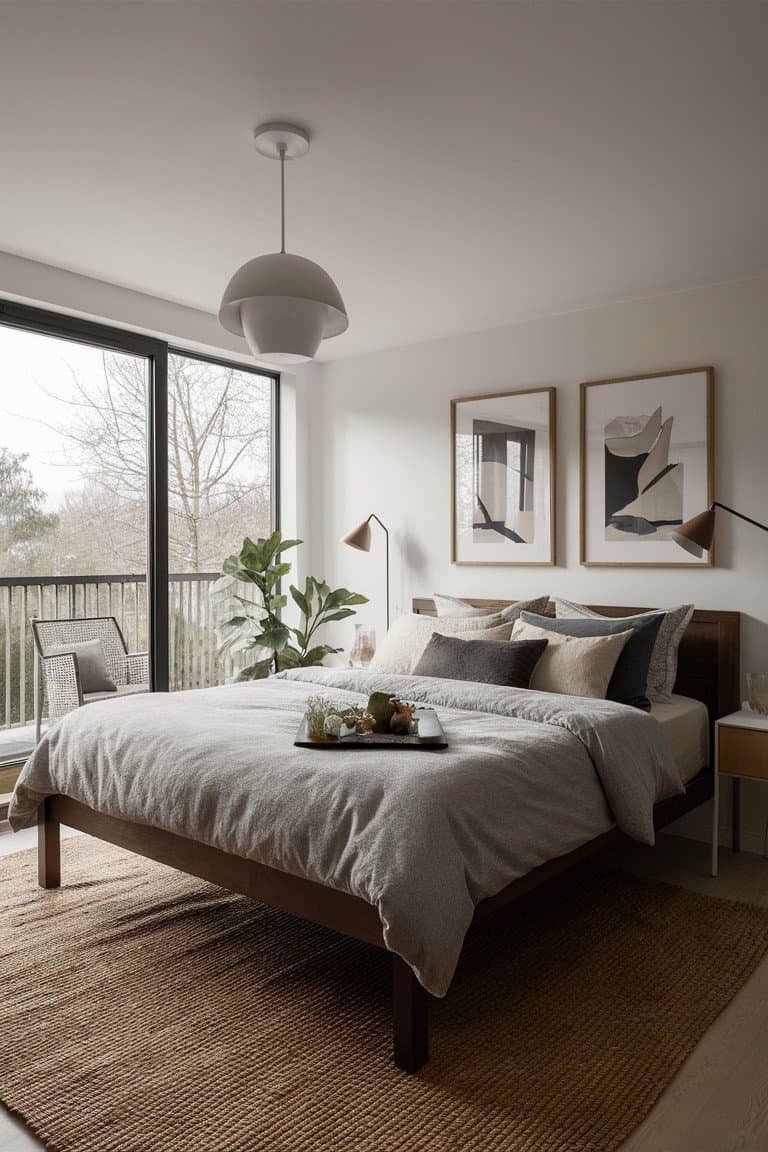 Modern Minimalism with a Sleek Bed Frame