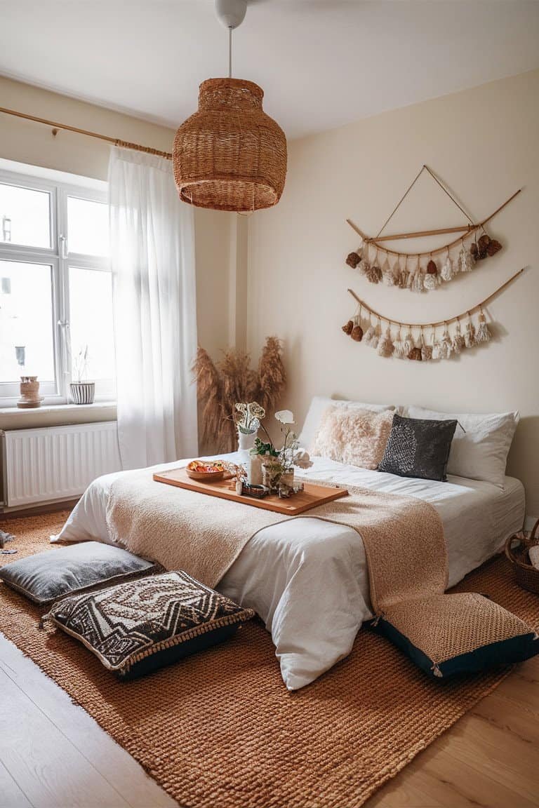 Bohemian Vibes with Floor Cushions