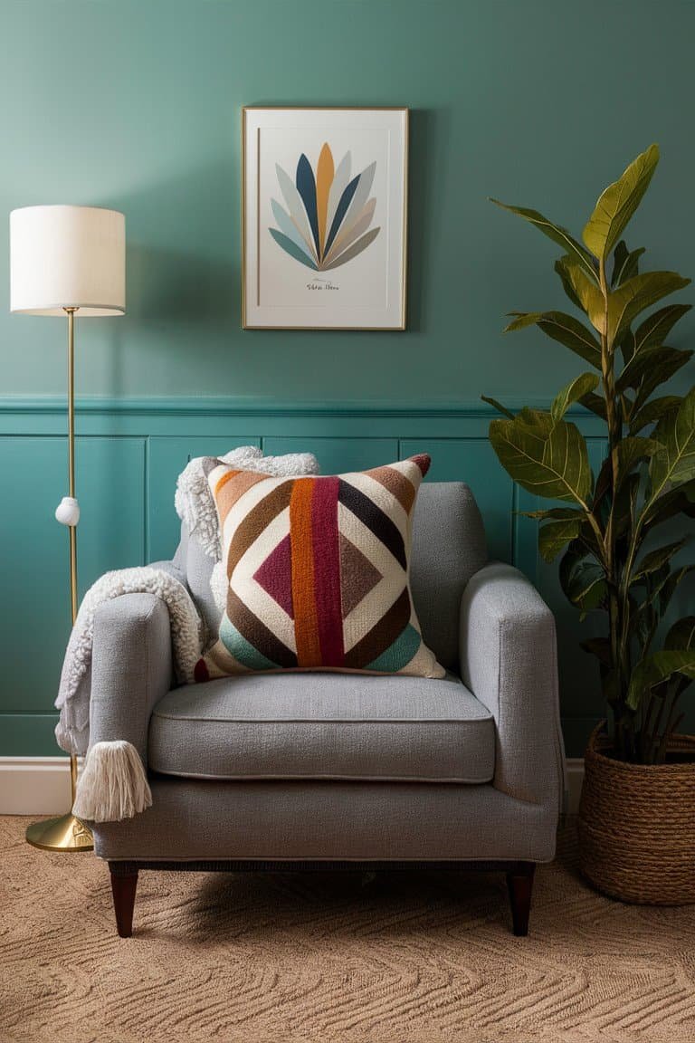 Art Deco Inspired Pillow