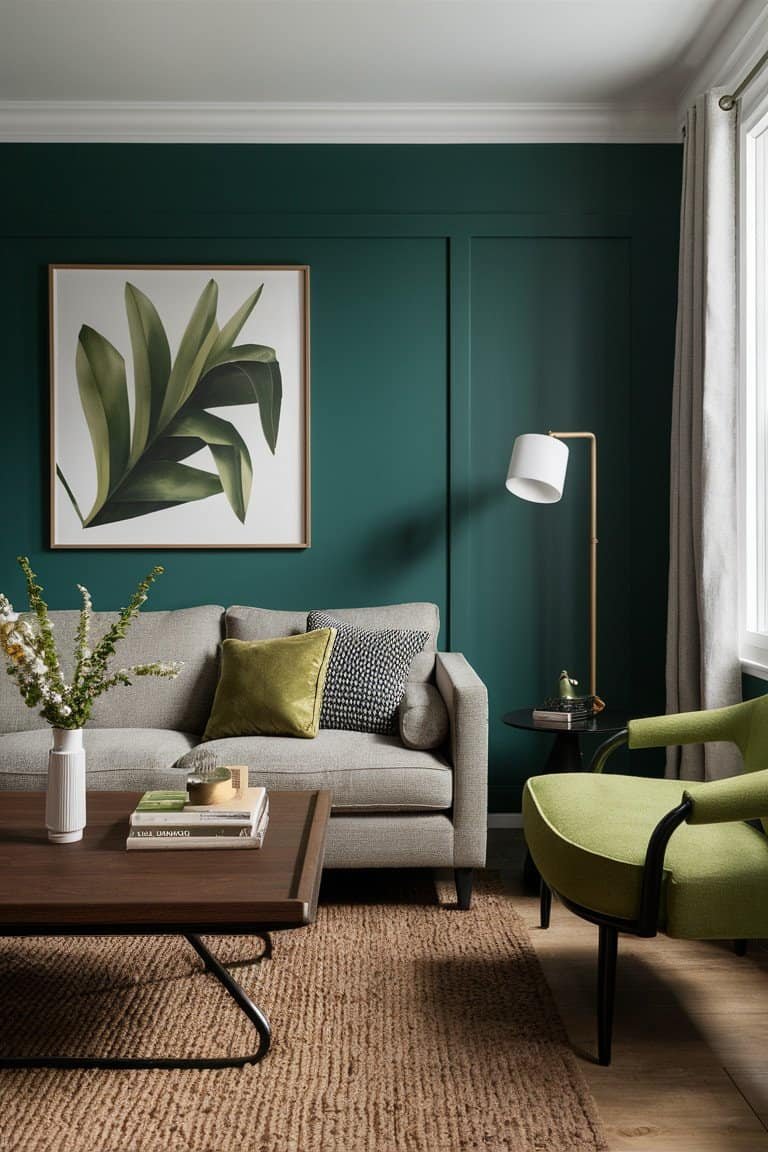 Green Accent Walls Green Accent Walls