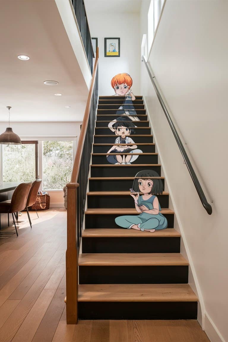 Anime Staircase Chalkboard Paint Anime Staircase Chalkboard Paint