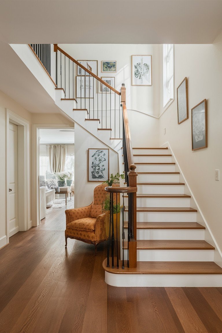 Charming Staircase Décor