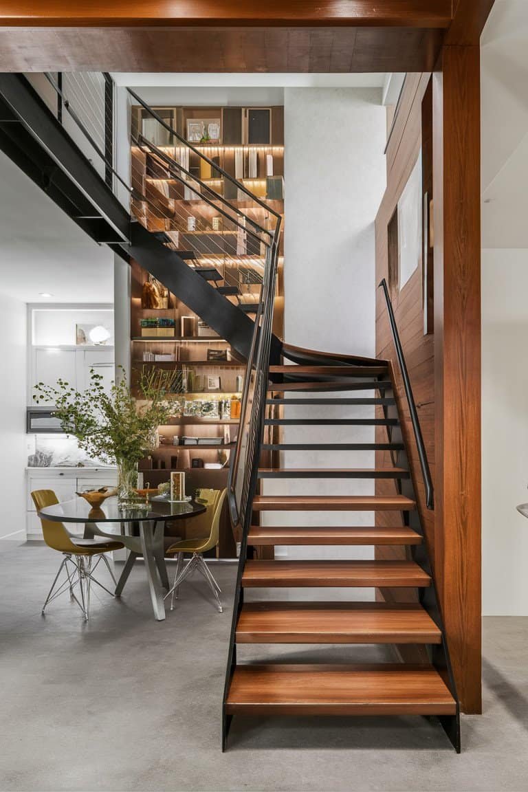 Statement Metal Stairs