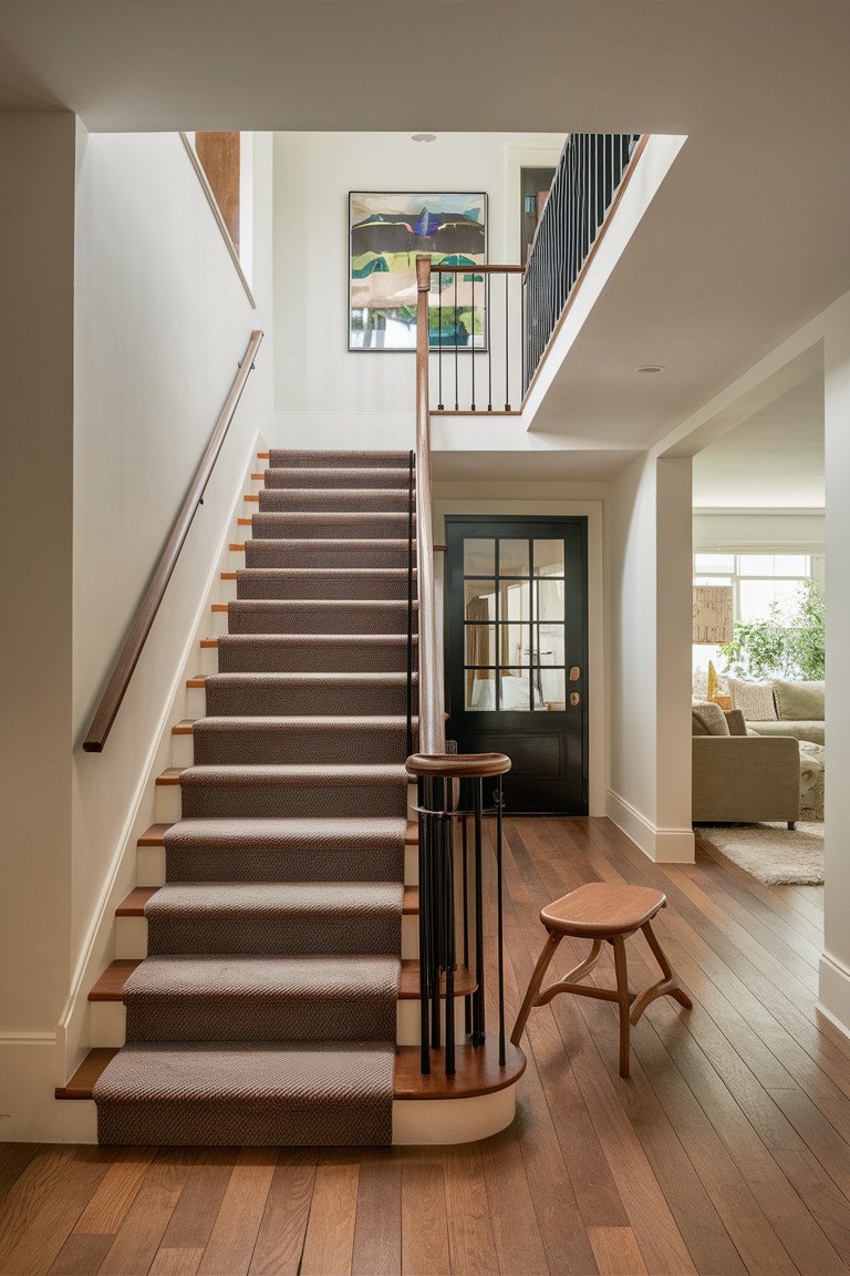 Carpeted Stairs