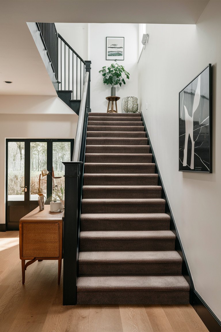 Carpeted Stairs