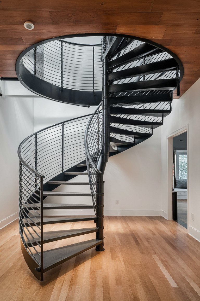 Metal Spiral Staircase