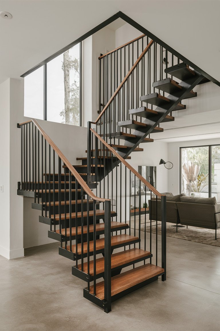 Colored Metal Staircases