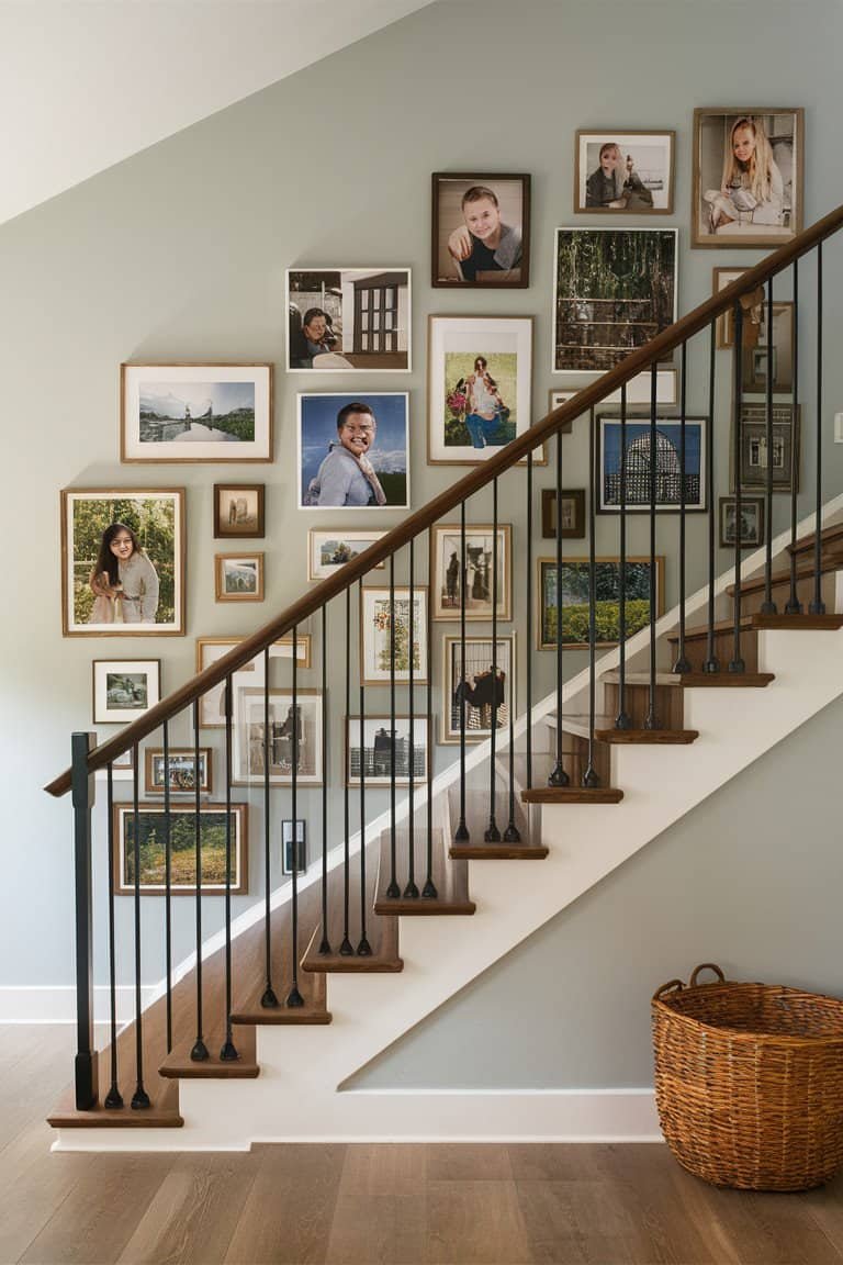 Gallery Wall of Family Photos