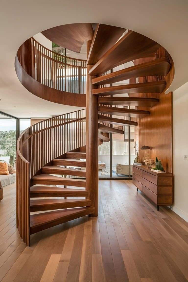 Spiral Wood Stairs Spiral Wood Stairs