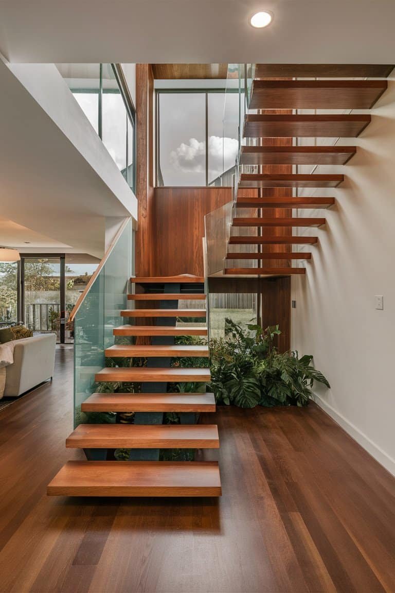 Floating Wooden Steps Floating Wooden Steps