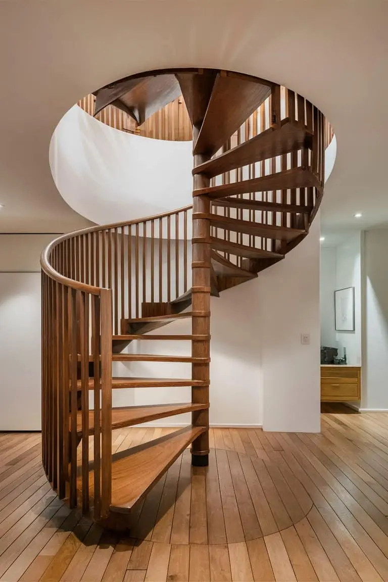 Minimalist Spiral Staircase Minimalist Spiral Staircase
