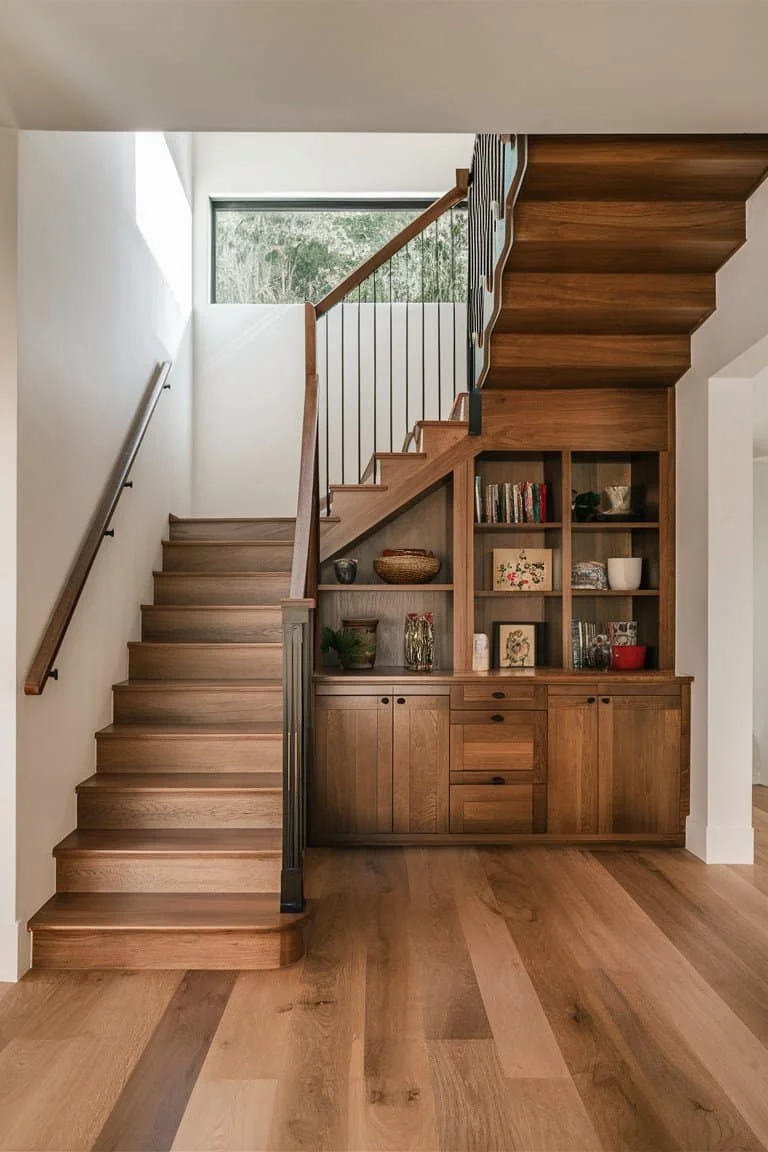 Staircase with Built-In Storage Staircase with Built-In Storage