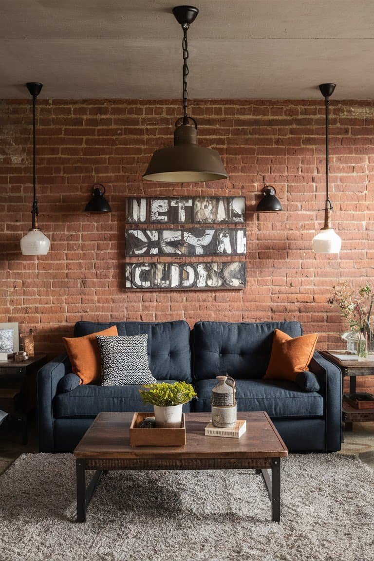 Industrial Style Metal Accent Industrial Style Metal Accent
