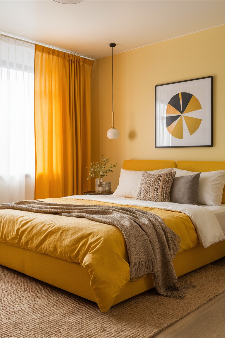 Cheerful Yellow Curtains