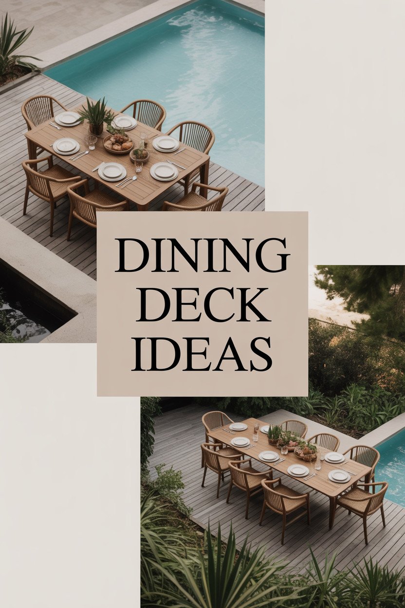 Dining Deck Ideas to Transform Your Outdoor Space