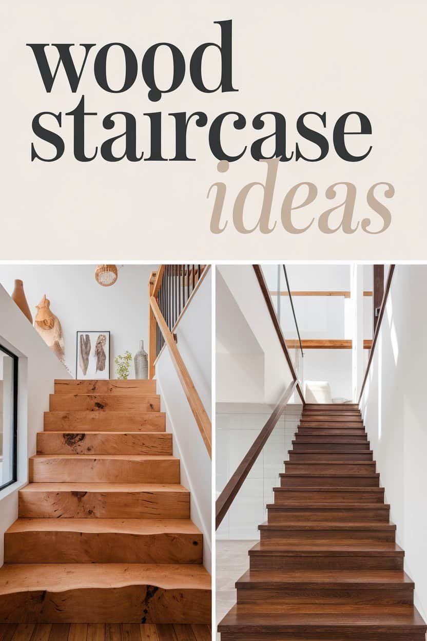 Wood Staircase Ideas to Transform Your Home Stairs Today