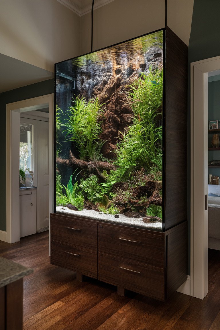 Living Art: The Vertical Garden Aquarium