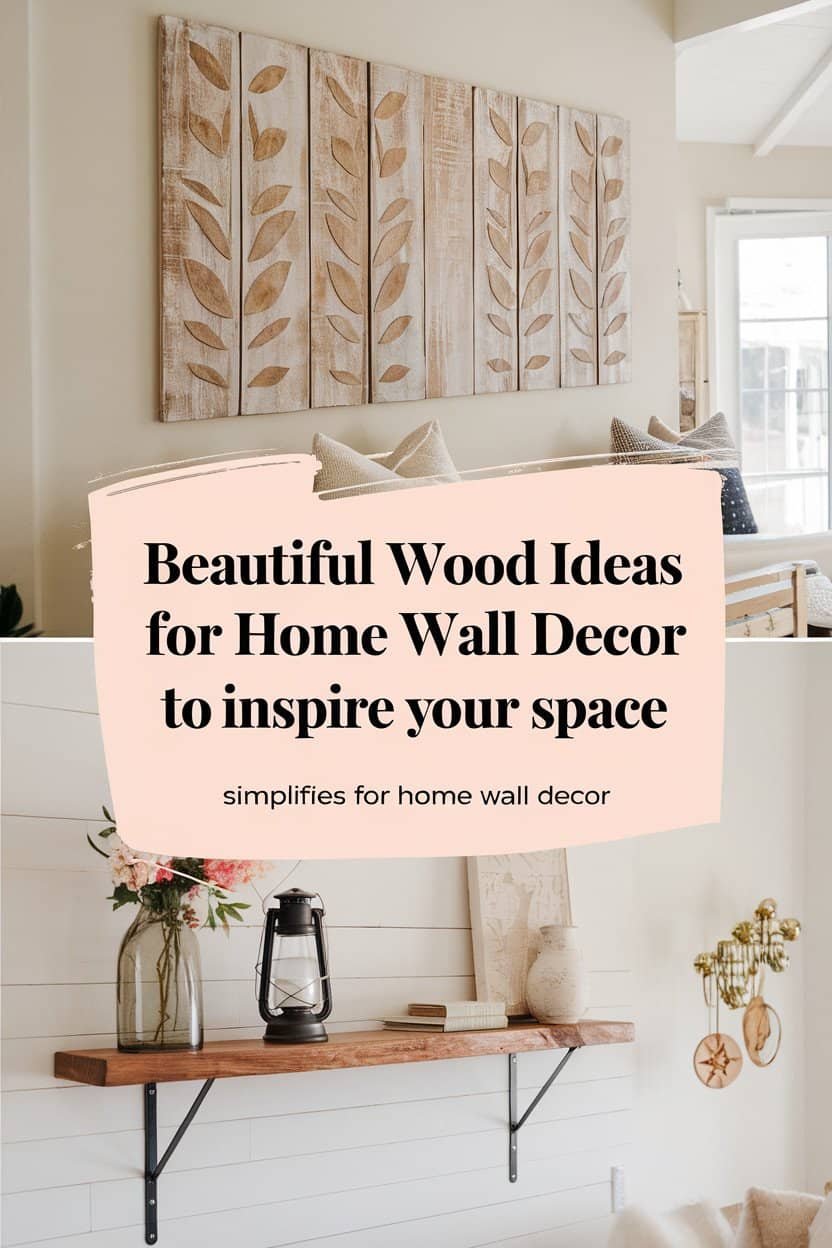 Beautiful Wood Ideas for Home Wall Decor to Inspire Your Space