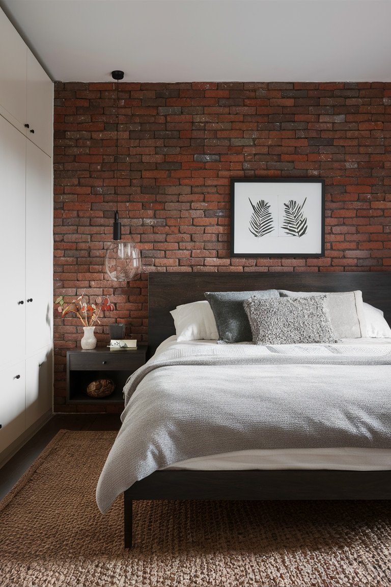 Brick Accent Wall for a Bold Statement