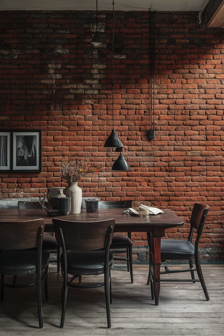 Industrial Chic Brick Wall