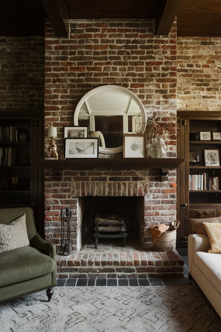 Brick Fireplace Surround