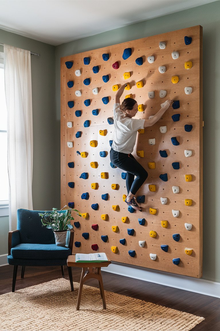 Wall-Mounted Climbing Holds