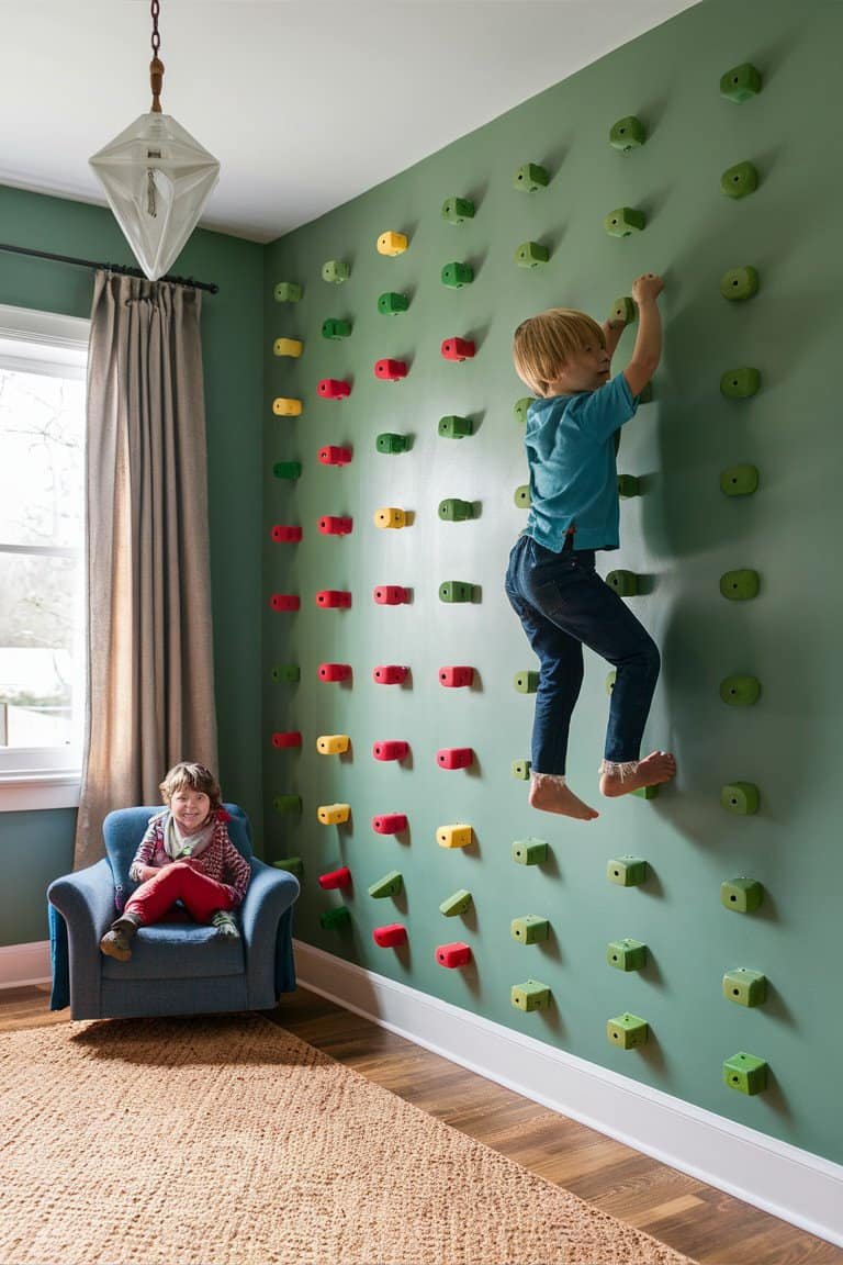 Wall-Mounted Climbing Frames