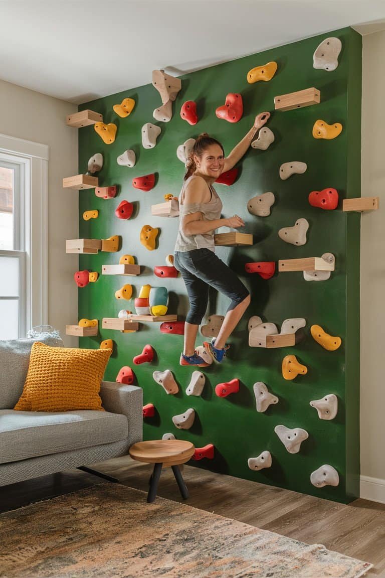 Artistic Climbing Wall