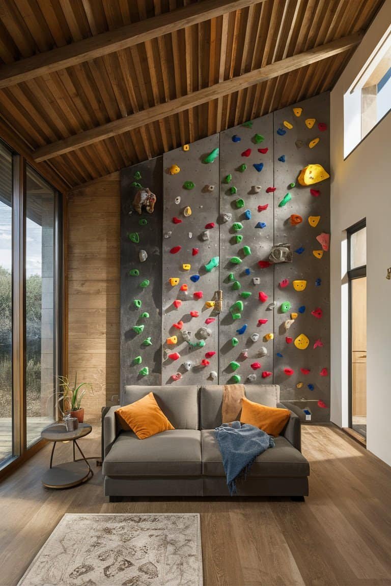 Artistic Climbing Wall