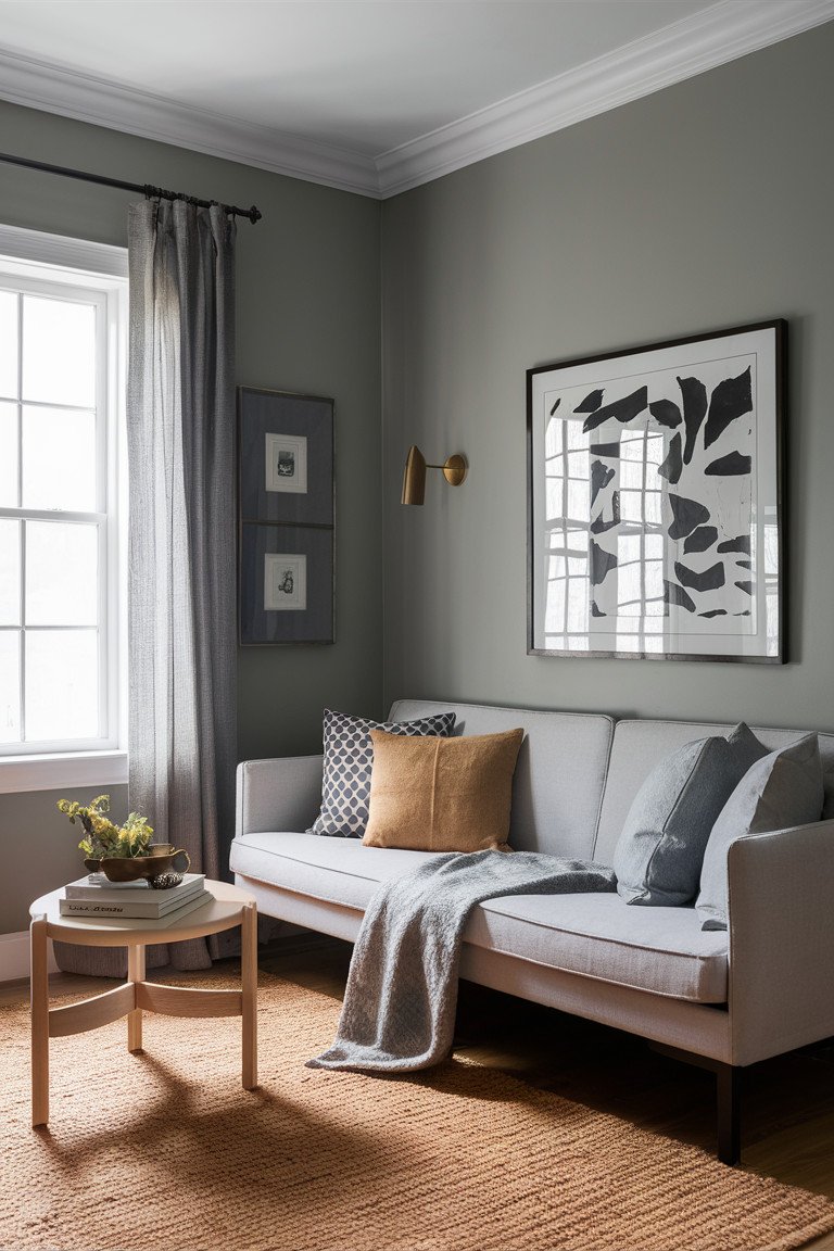 Soft Dove Gray for a Calming Retreat