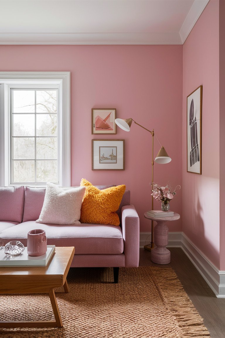 Soft Blush for a Cozy Retreat